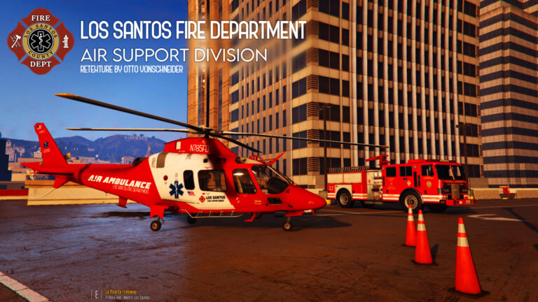 Download Augusta Westland AW109 LSFD – Los Santos Fire Department V1.0