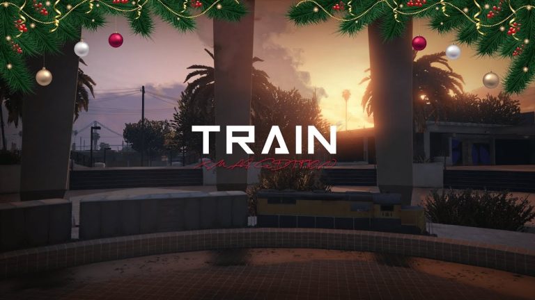 Download Christmas animated train and LED lightning [Add-On SP / FiveM] V1.0