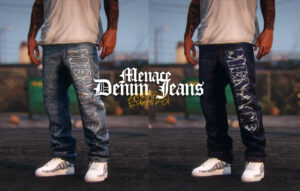 Download Menace LA Denim Jeans for MP Male