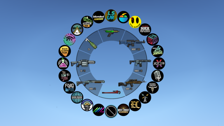 Download NEW Colorful HUD (Weapons, Radio & Map Blips) V1.0.3095.0