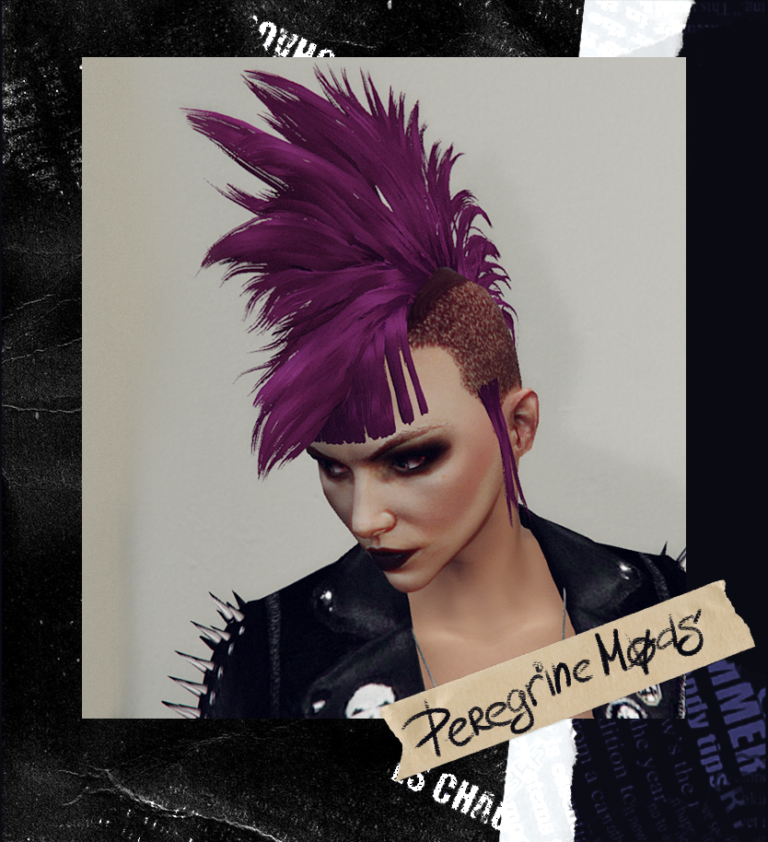 Download Punk Mohawk Hair for MP Female V1.1