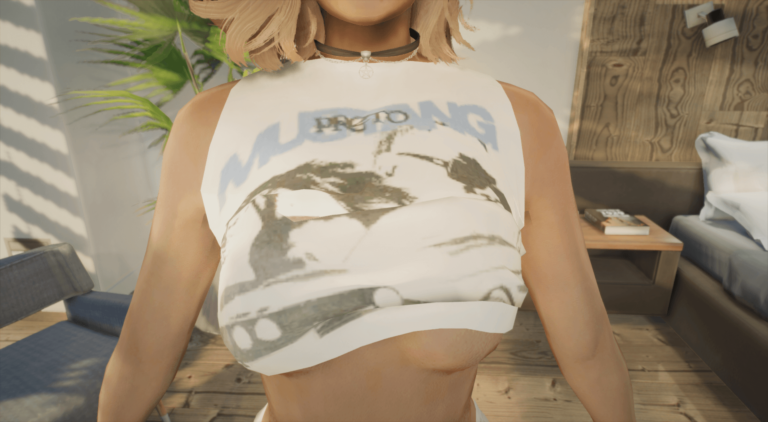 Download Graphic Crop Top for MP Female V1.0