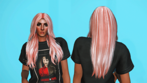 Download Medium straight hair for MP Female