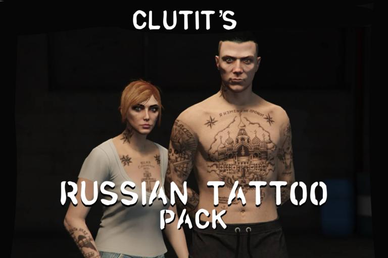 Download Russian Prison Tattoo Pack for MP Male / Female V1.0