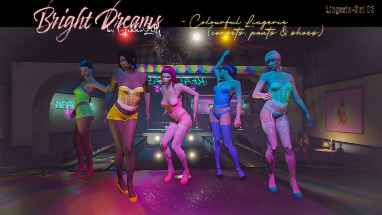 Download Bright Dreams – Lingerie + Shoes for MP female V2.0
