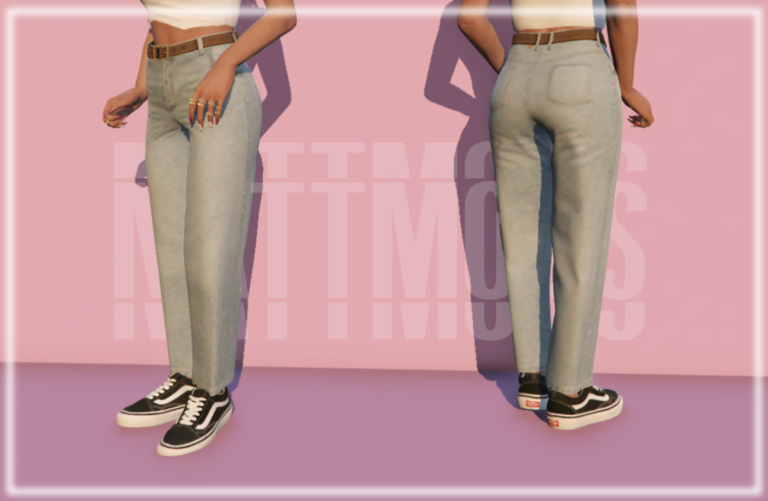 Download Cropped straight fit jeans for MP Female V1.0