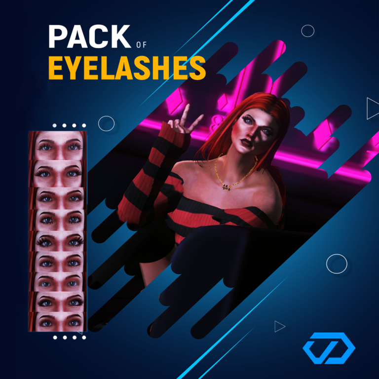 Download Custom Eyelashes Pack for MP Female V1.0