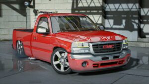 Download GMC Sierra 2001 with Bike