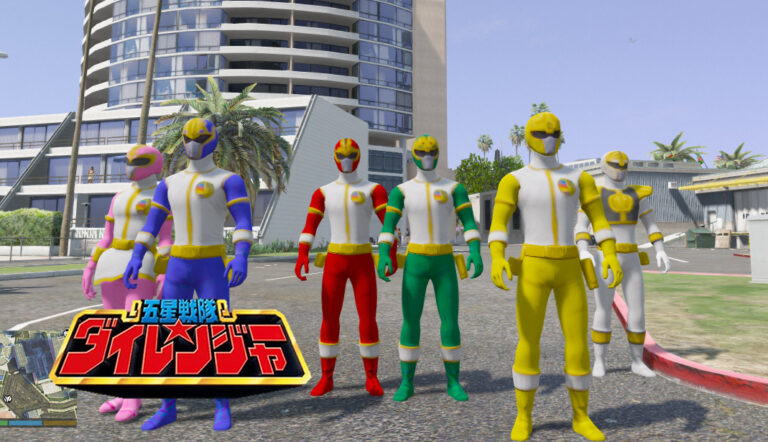 Download Gosei Sentai Dairanger (Gosei Sentai Dairenjaa) (Addon ped) V1.0