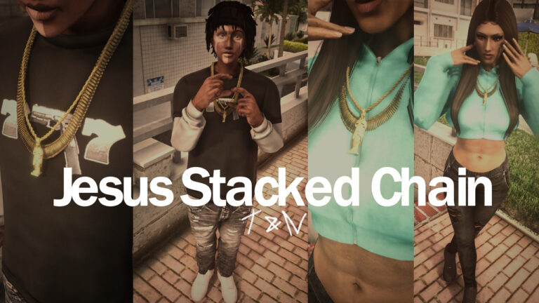Download Jesus Stacked Chain | MP Male / Female