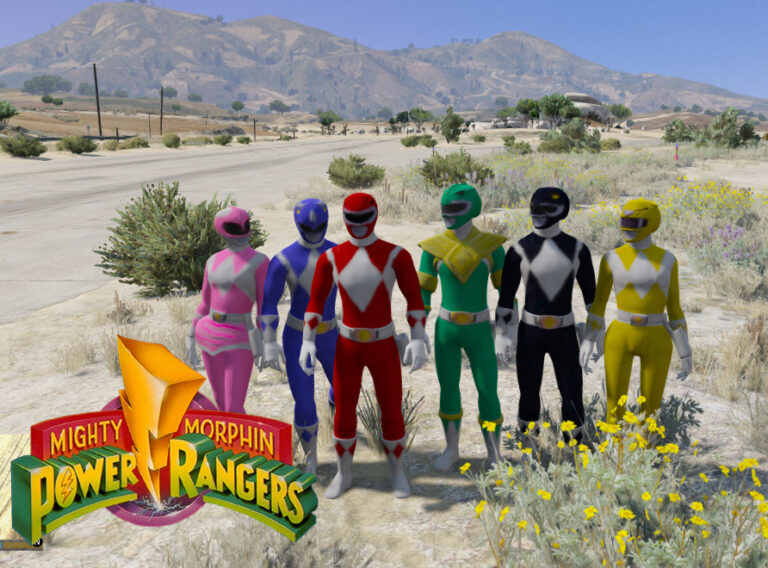 Download Mighty Morphin Power Rangers (Add-On peds) V1.0