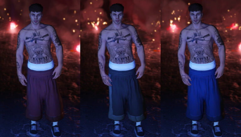 Download Pro Club shorts for MP male V BETA