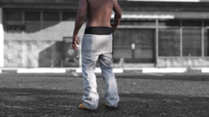 Download Sagged Flared Sweatpants [MP Male]