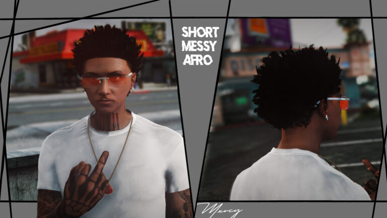 Download Short Messy Afro for MP Male 1.0