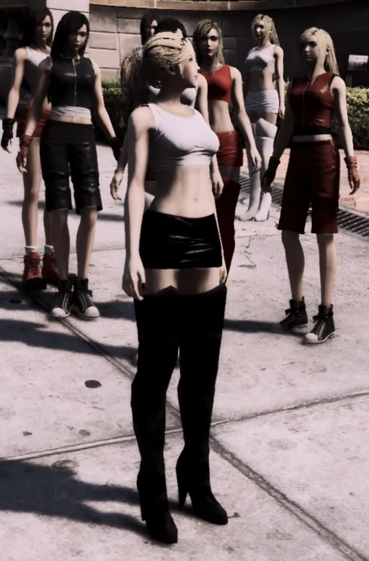 Download Tifa Lockhart a sexier look. (addon ped) V1.0