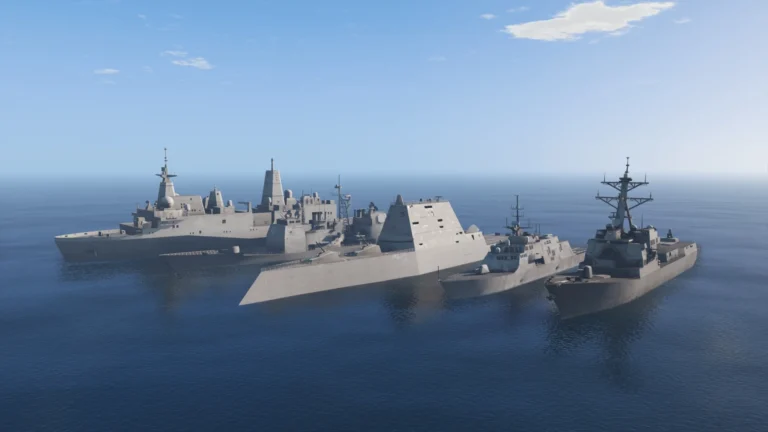 Download US Navy Fleet Surface Vessels [Add-On | Working weapons] V2.0