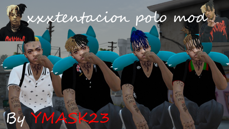 Download XXXTENTACION Type Polos for MP Male V1.0