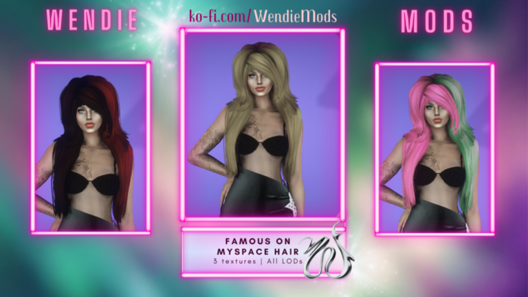 Download FAMOUS ON MYSPACE Hair for MP Female V1.0