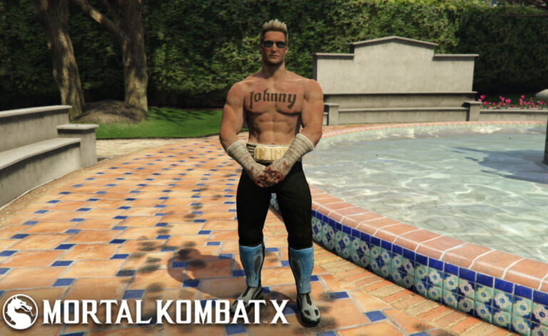 Download Johnny Cage klassic – Mortal Kombat X [Add-On Ped] V1.0