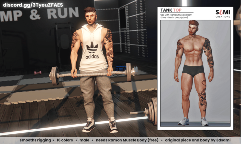 Download Male Tank Top (Muscle Body) V1.1