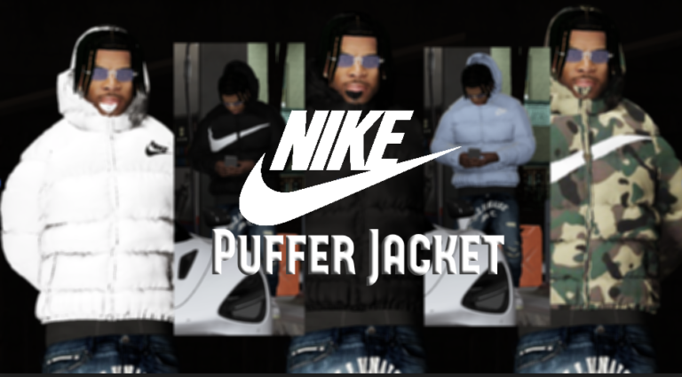 Download Puffer Jacket Nike For Franklin V1.0