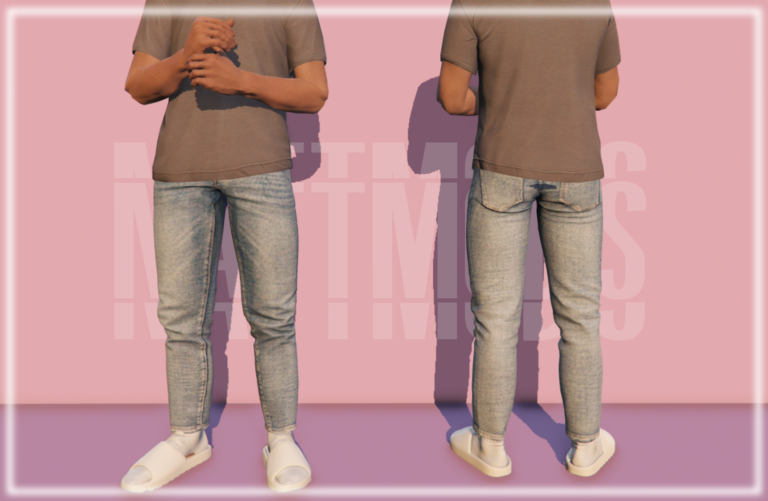 Download Skinny straight jeans for MP Male V1.0