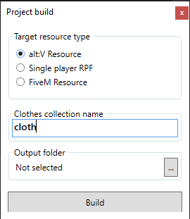 Download Alt:V Cloth Tool / Addon clothes dlc generator V2.5.2